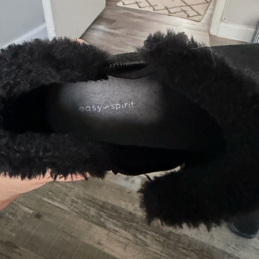 Easy Spirit Black Ankle Boots Women’s Size 8 1/2 - Picture 6 of 8